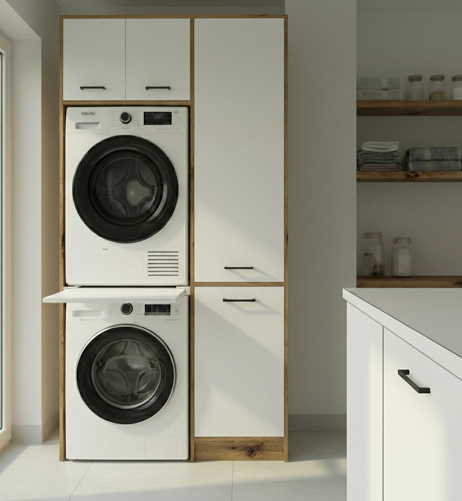 DUO XL Dąb Artisan Biały